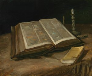 Csendélet Bibliával, 1885